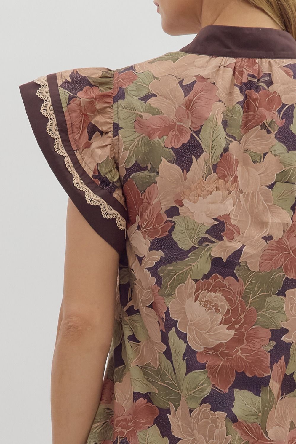 Falling Into You Floral Dress~ Entro