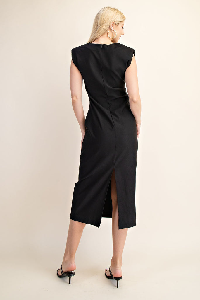 Little Black Midi Dress