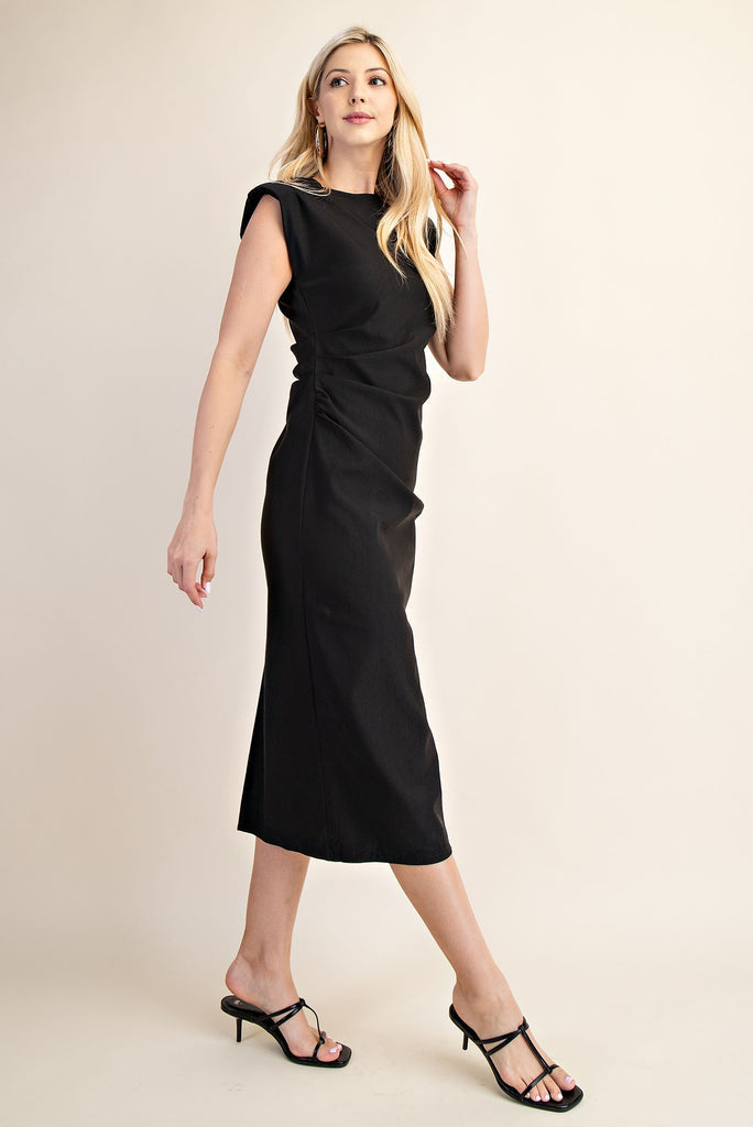 Little Black Midi Dress