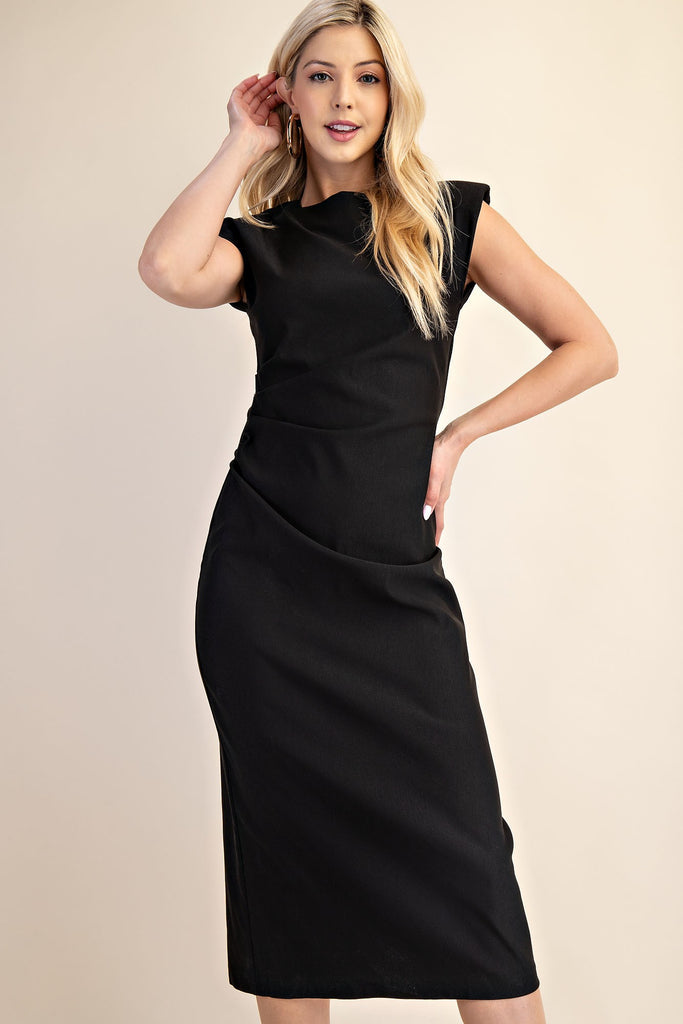 Little Black Midi Dress