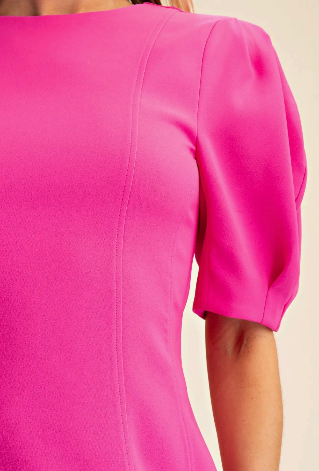Hot Pink Mini Dress