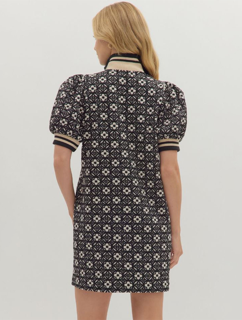 Strictly Business Puff Sleeve Dress