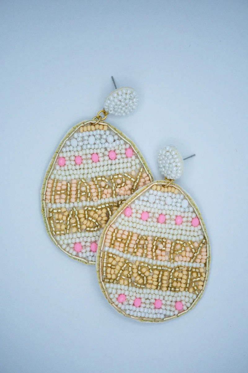 Happy Easter Drop Earrings