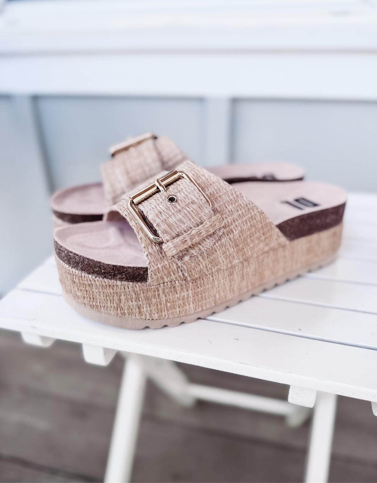 Palm Island Raffia Sandals