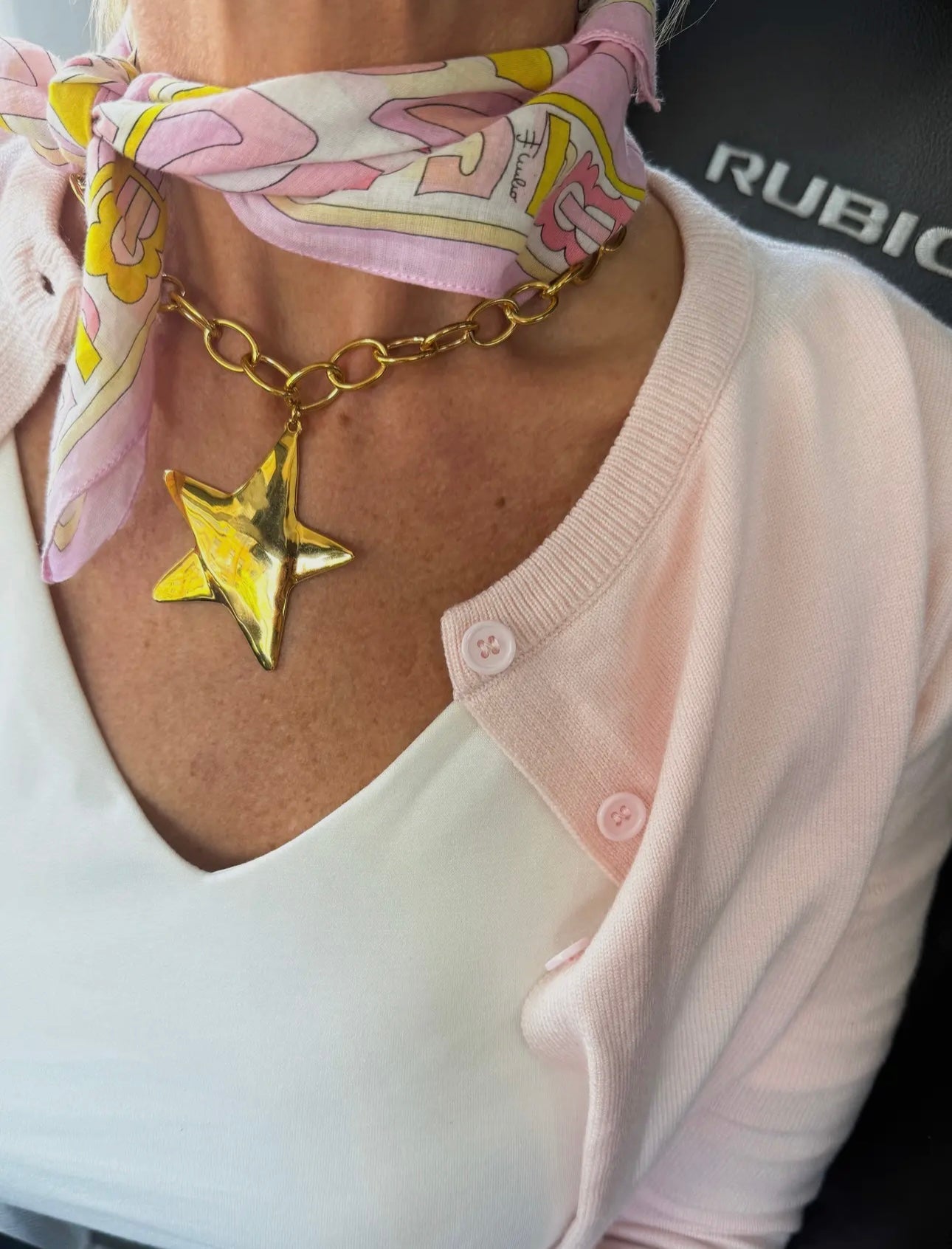 Gold Star Necklace