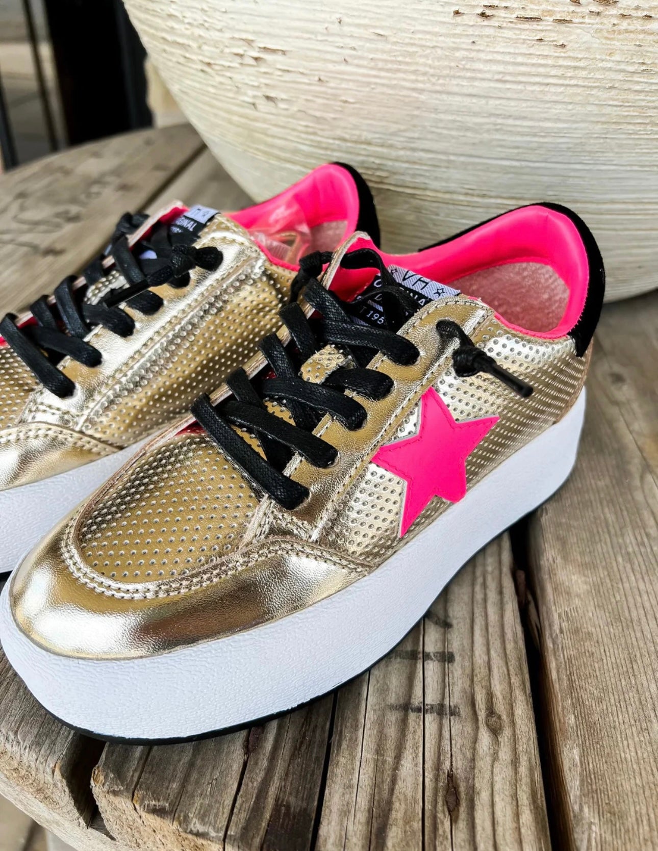 Vintage Havanna Balance Metallic Gold Pink Star