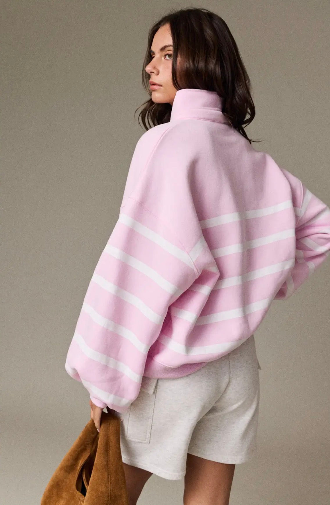 Addison Striped Piper Pullover 