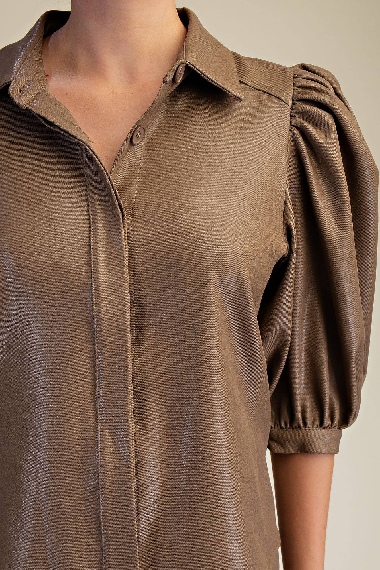 Taupe Blouse