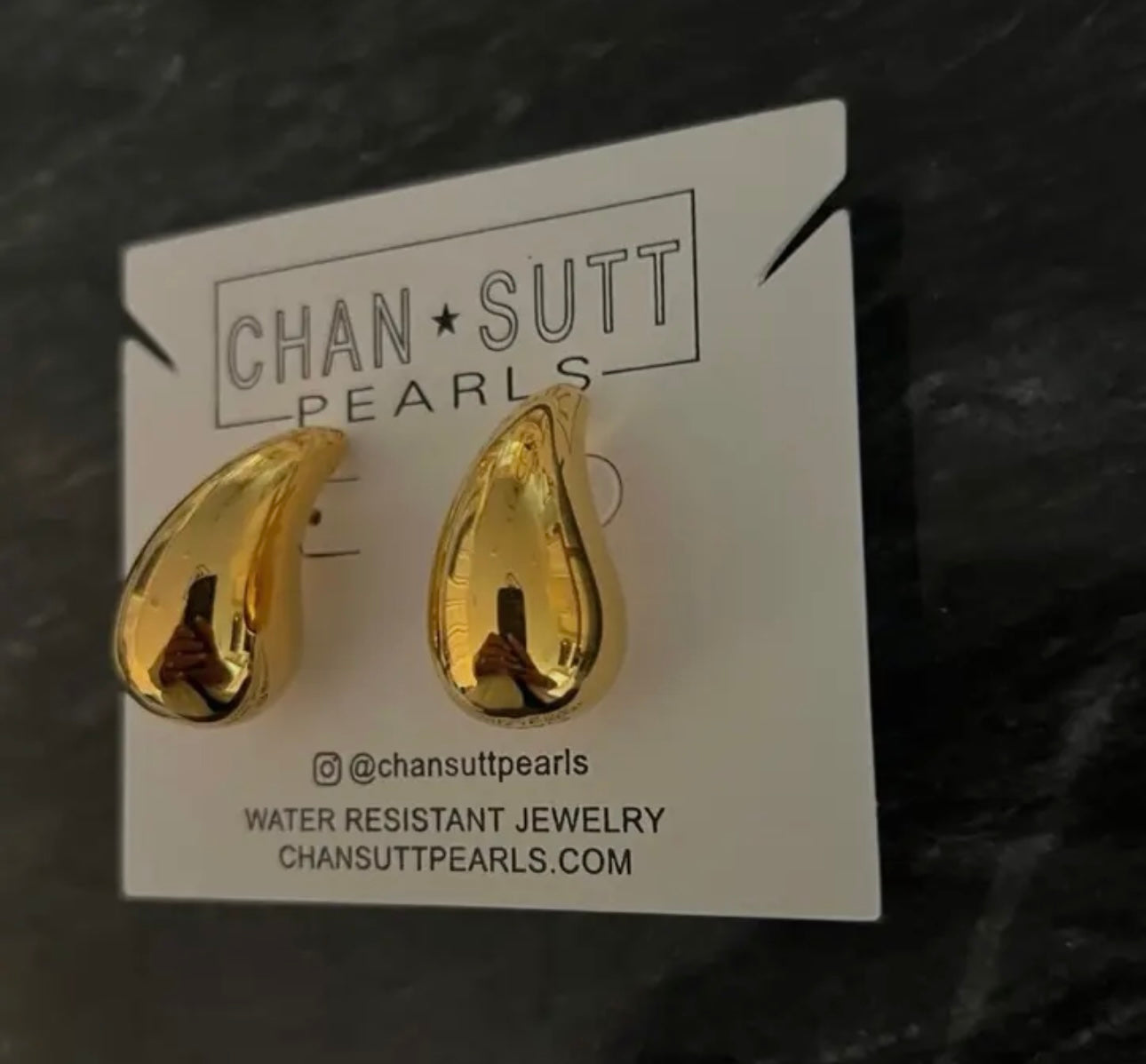 XL LAUREN EARRINGS -GOLD