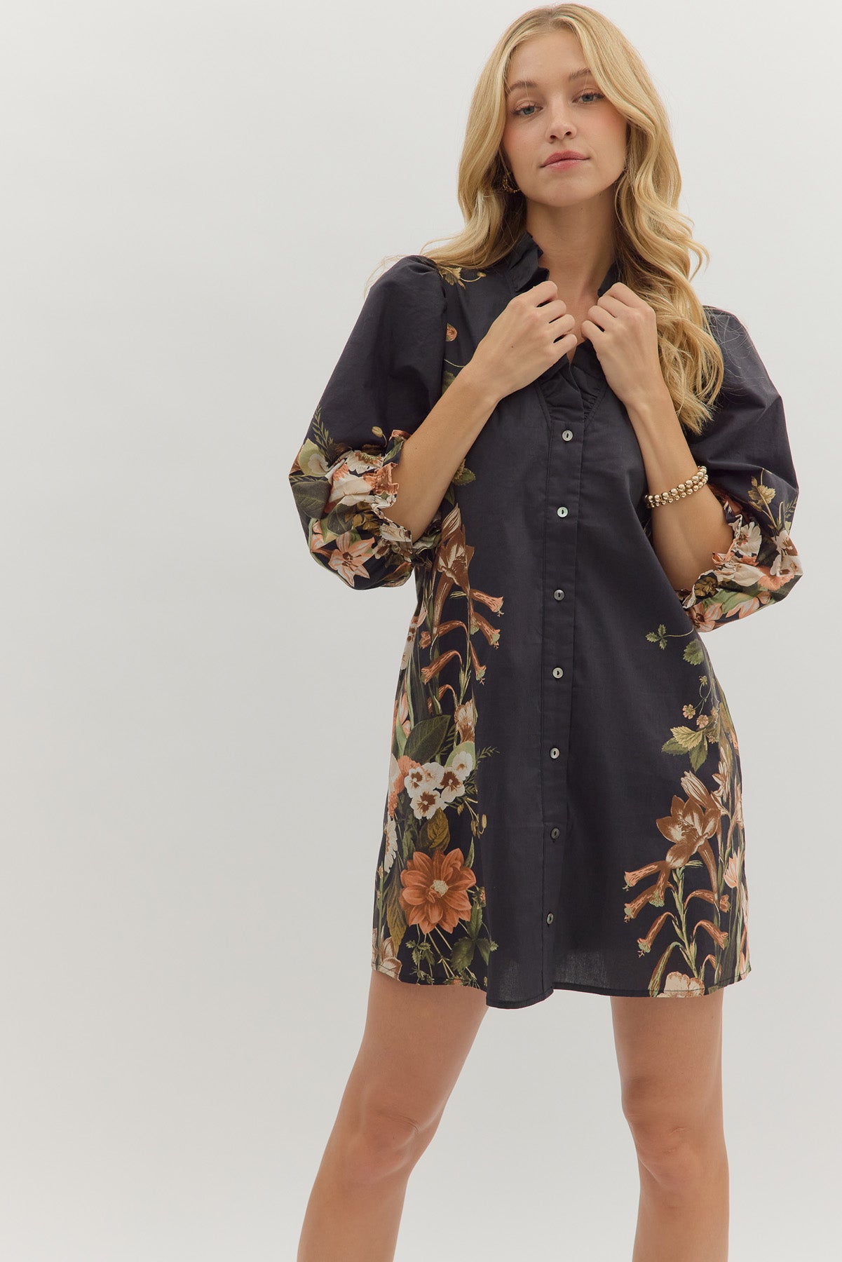 Olivia Botanical Dress-Entro