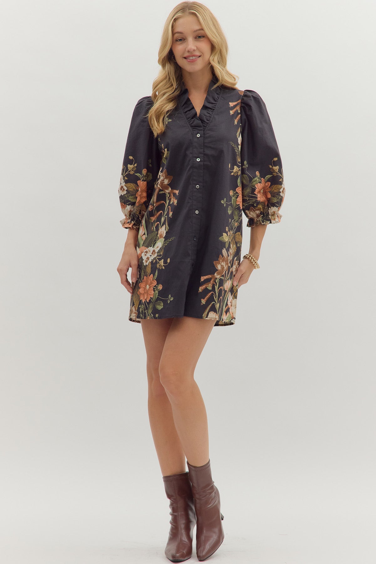 Olivia Botanical Dress-Entro