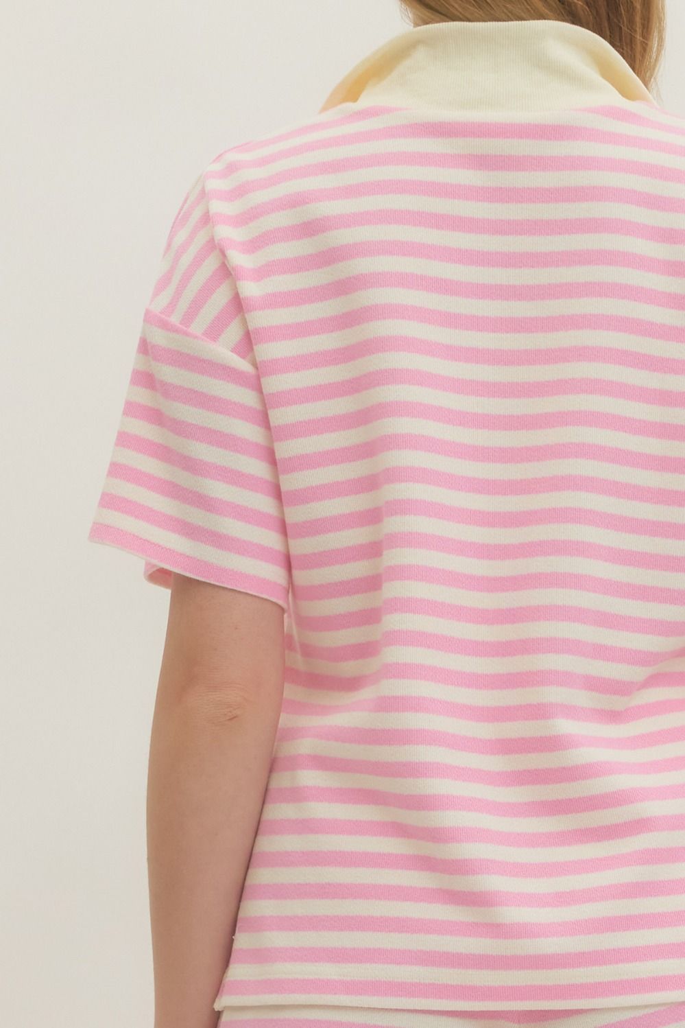 Darling Statement Pink Striped Set