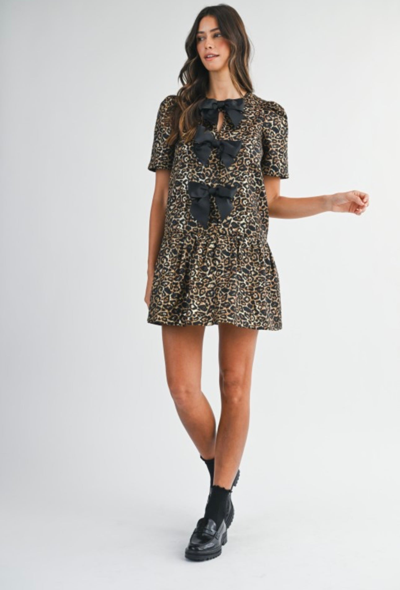 Wild At 🖤 Bow Dress