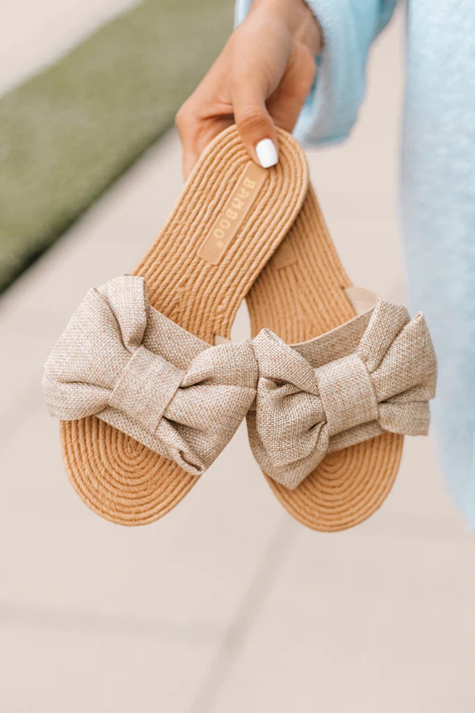 Athena Bow Tie Sandals