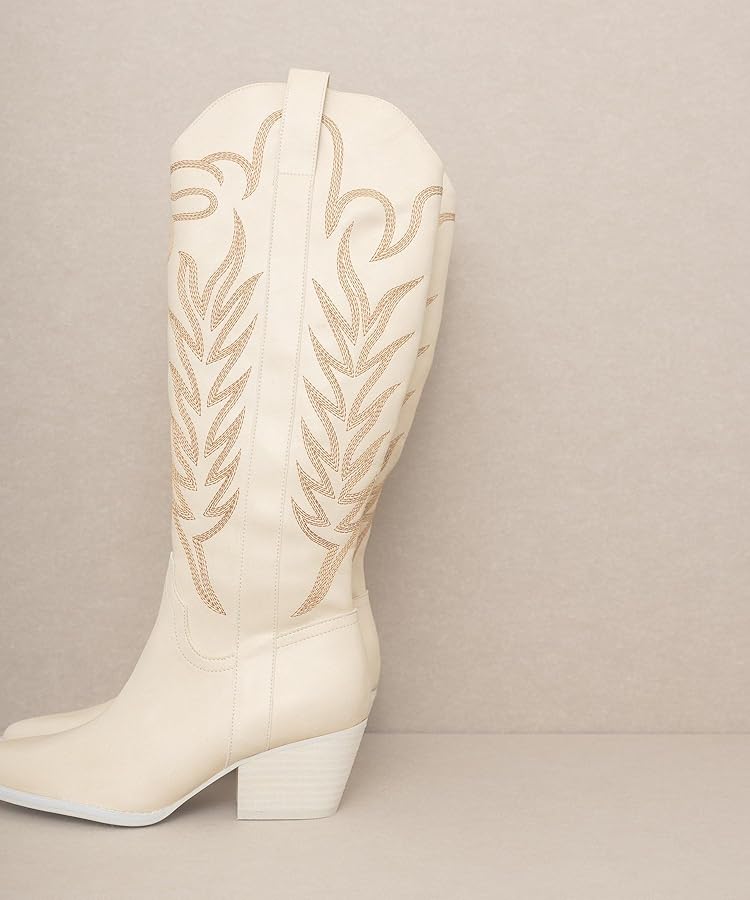 Off White Cowgirl Boots