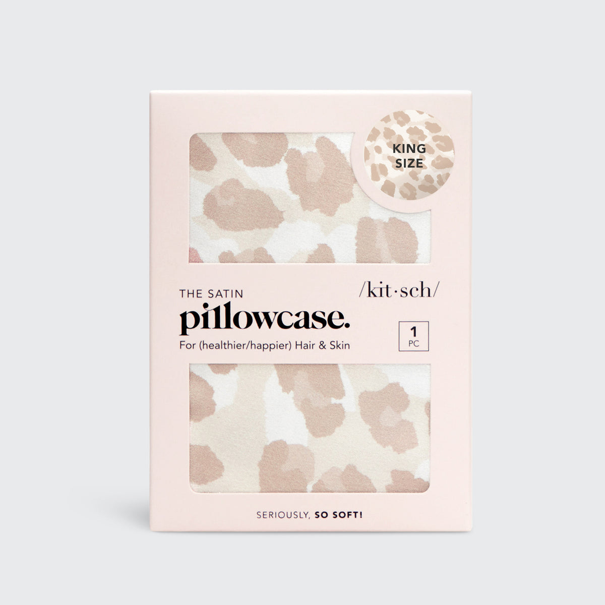 Kit*sch King Leopard Satin Pillowcase