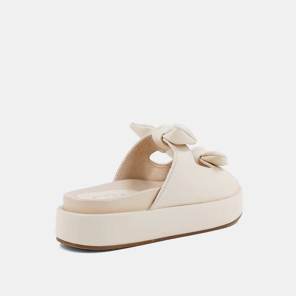 Kiki Bow Sandals~Bone (Beige)