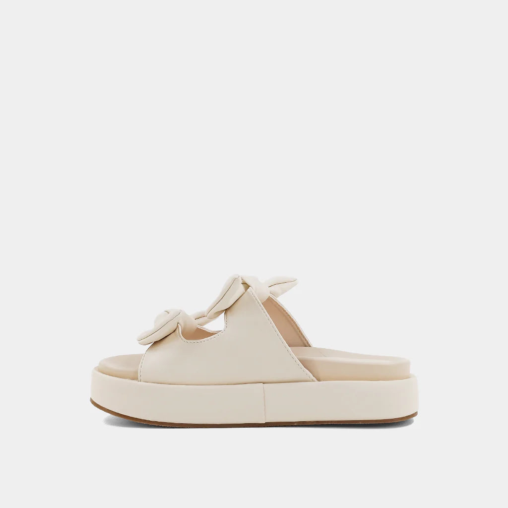 Kiki Bow Sandals~Bone (Beige)