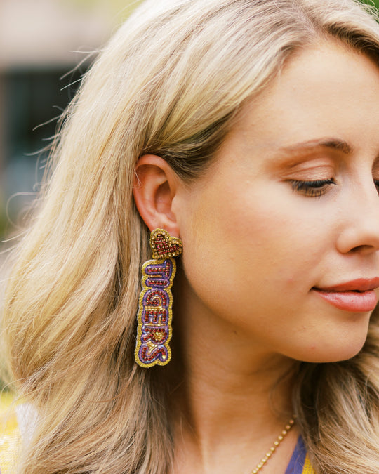 Tiger Love Drop Earrings