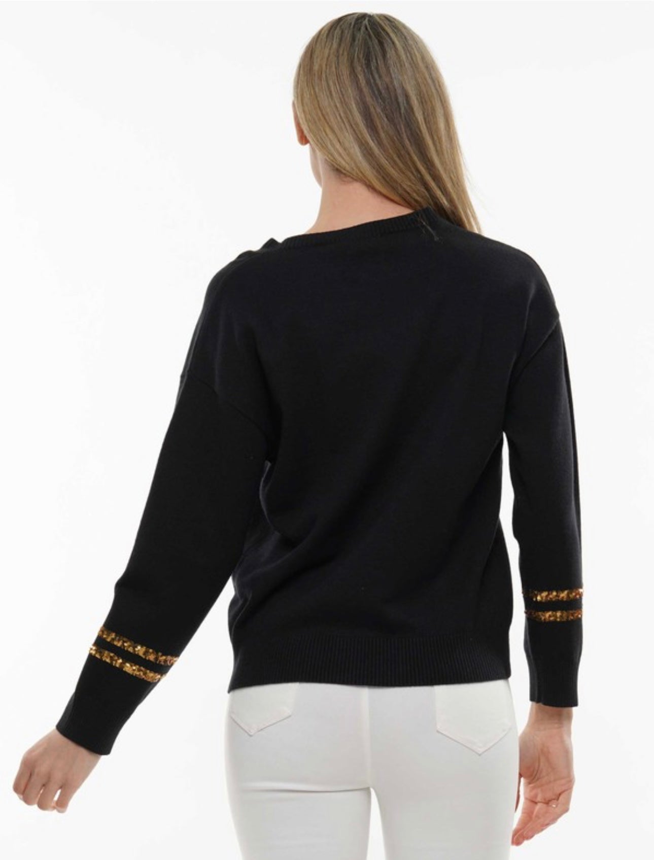 Saints Sequin Sweater