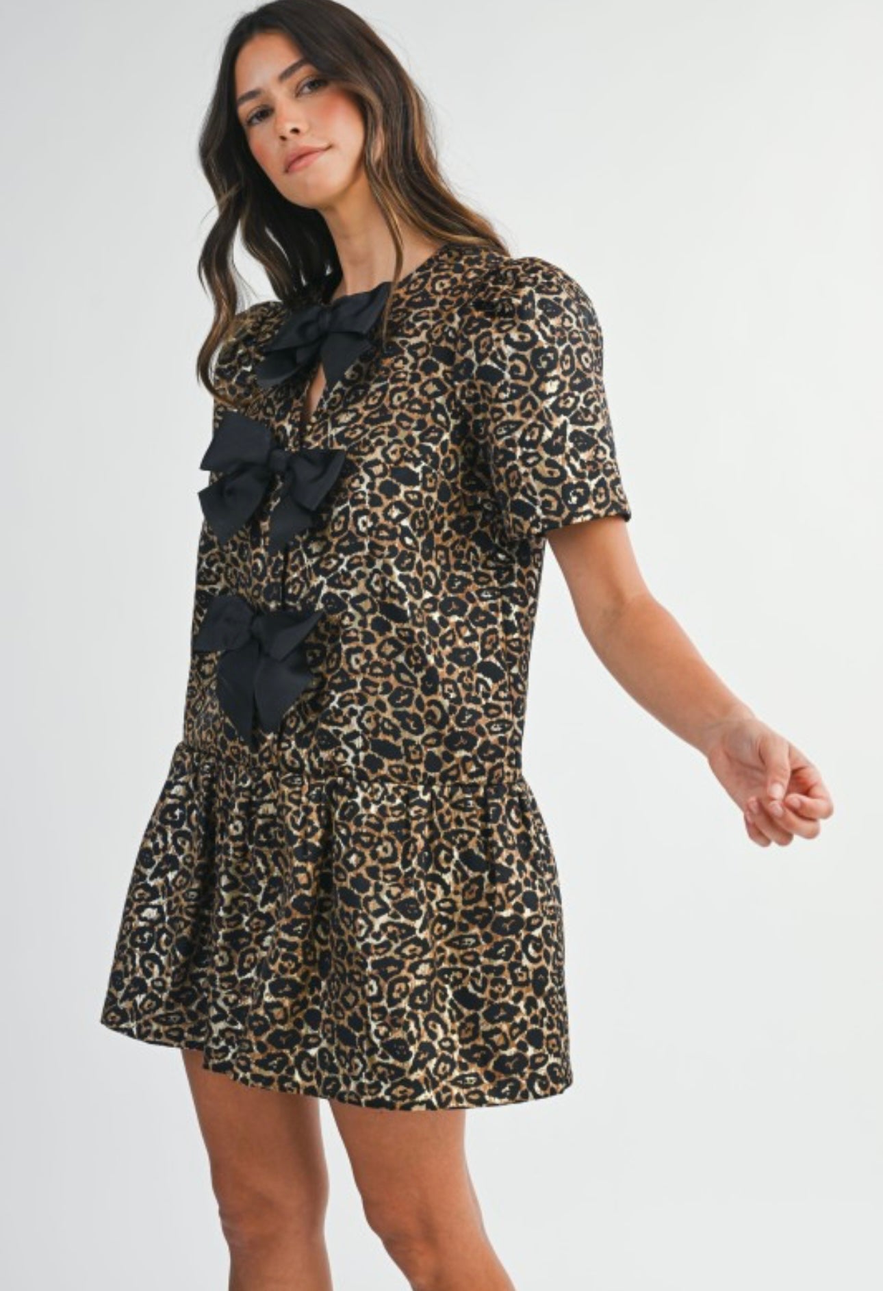 Wild At 🖤 Bow Dress