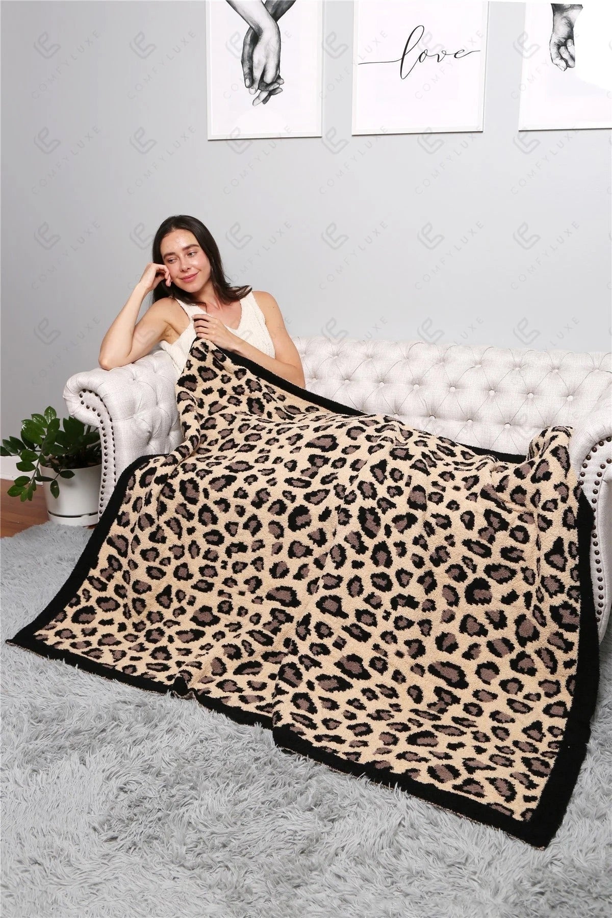 Comfy Leopard Blanket-2 Colors