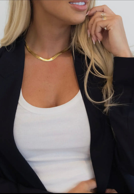 Herringbone necklace