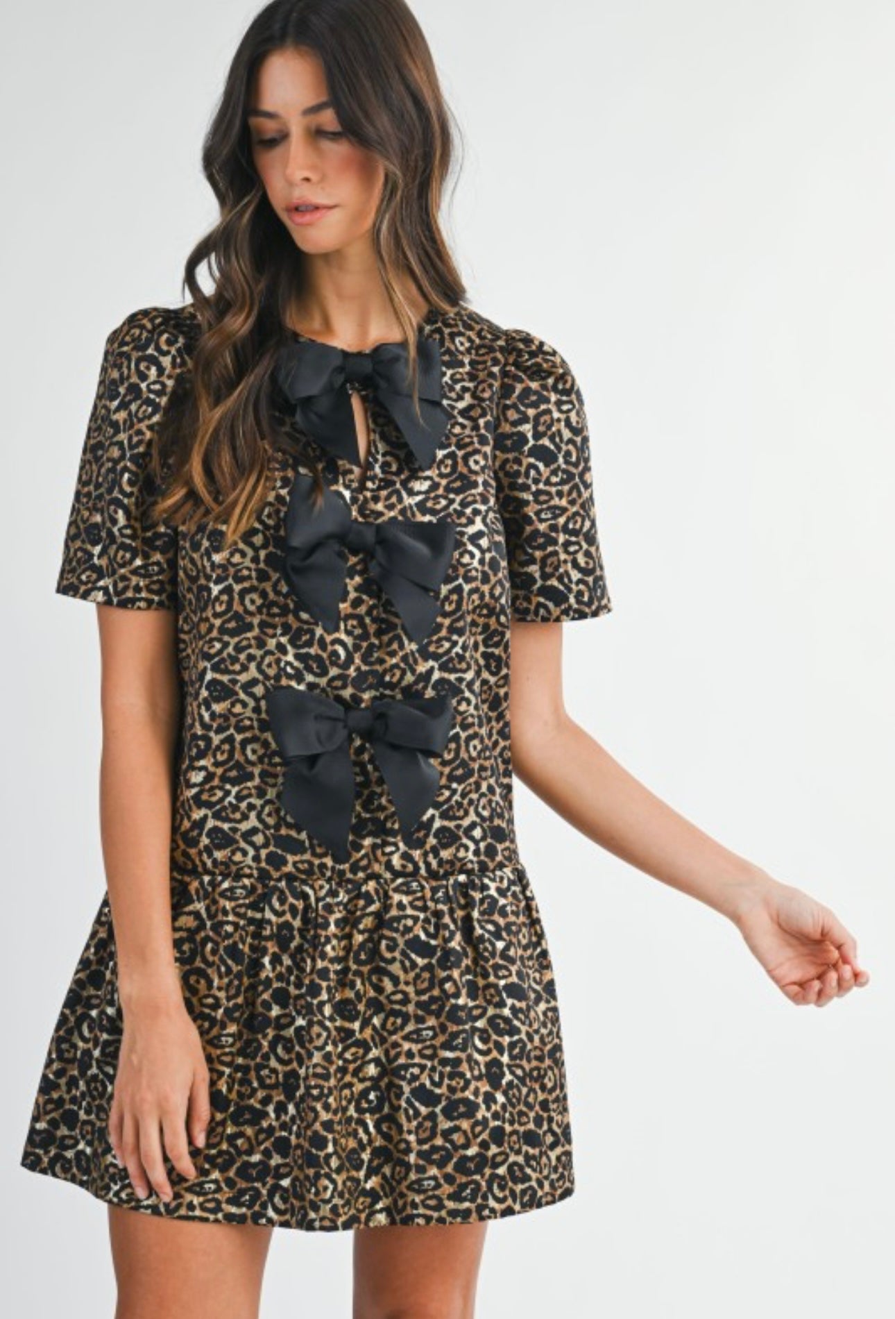 Wild At 🖤 Bow Dress