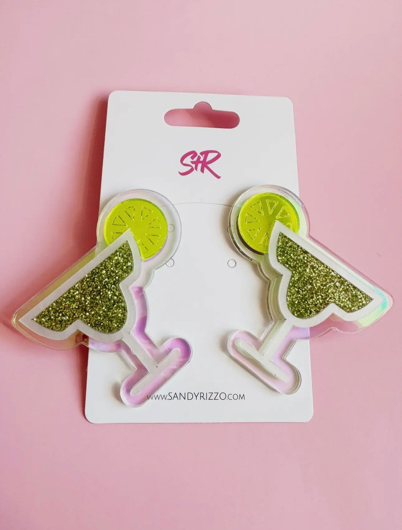 Margarita Glass Statement Studs