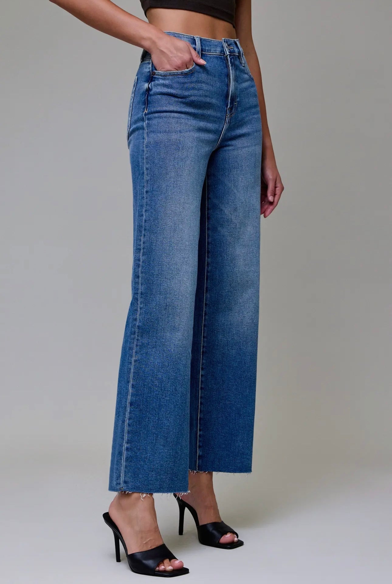 Hidden Medium/Dark Logan High Waist Dad Jean