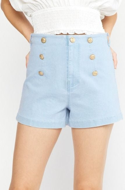 Light Blue Sailor Shorts