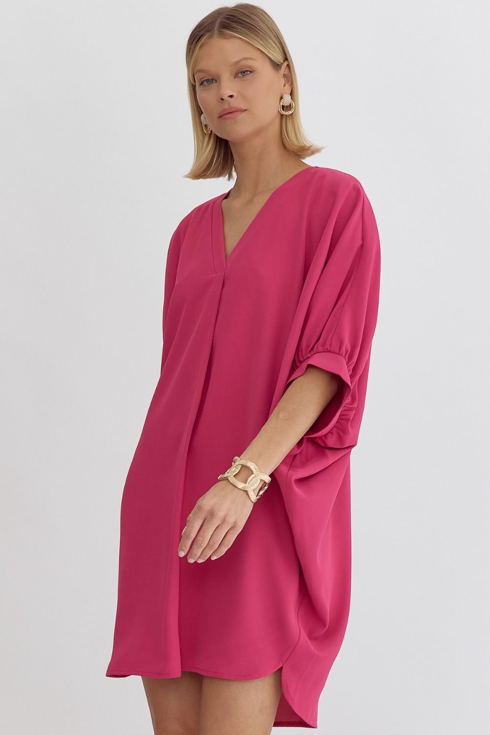 Summer Bliss Magenta Dress