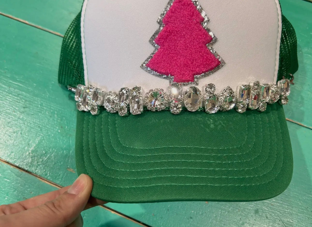 Jumbo Rhinestone Cap Chain