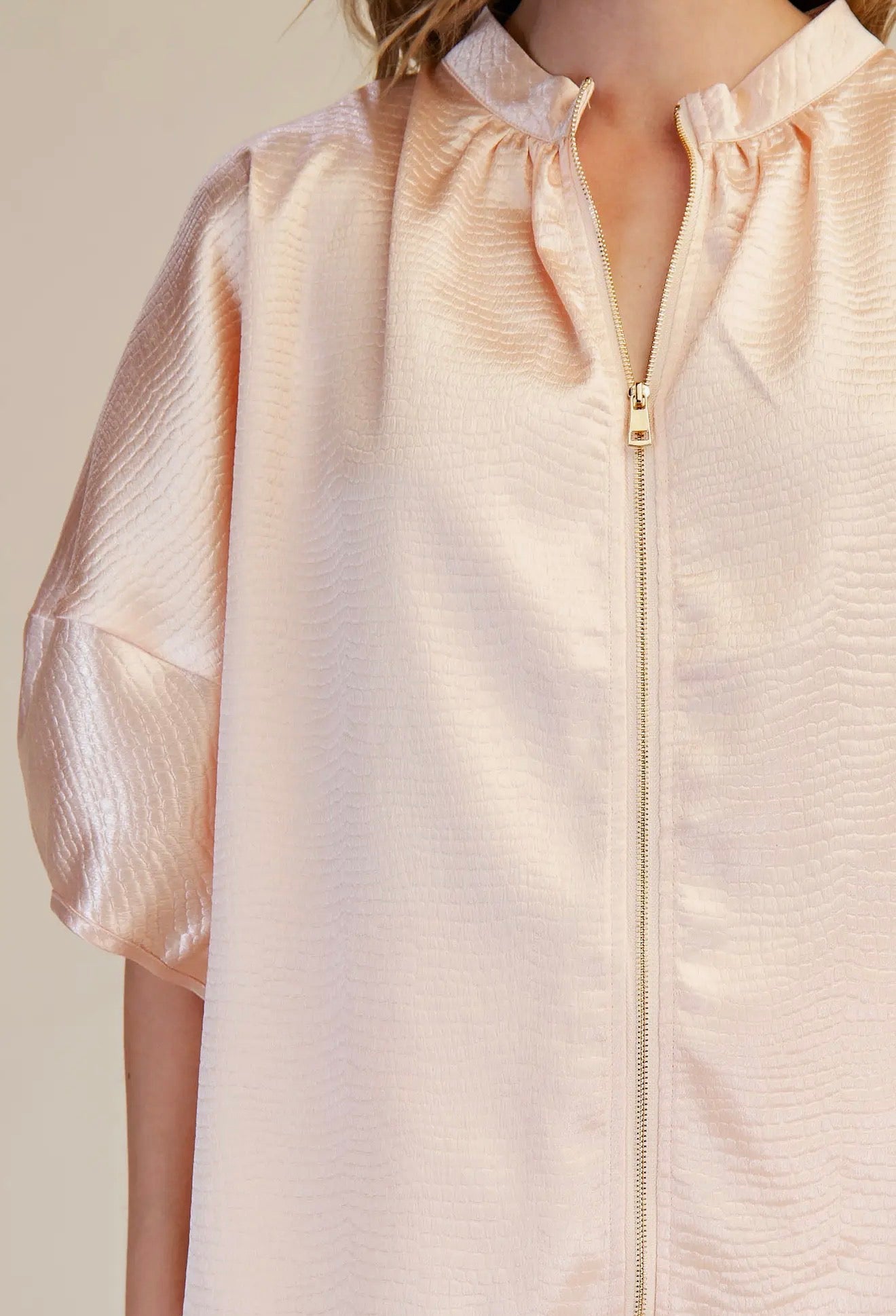 Lovely In Peach Blouse
