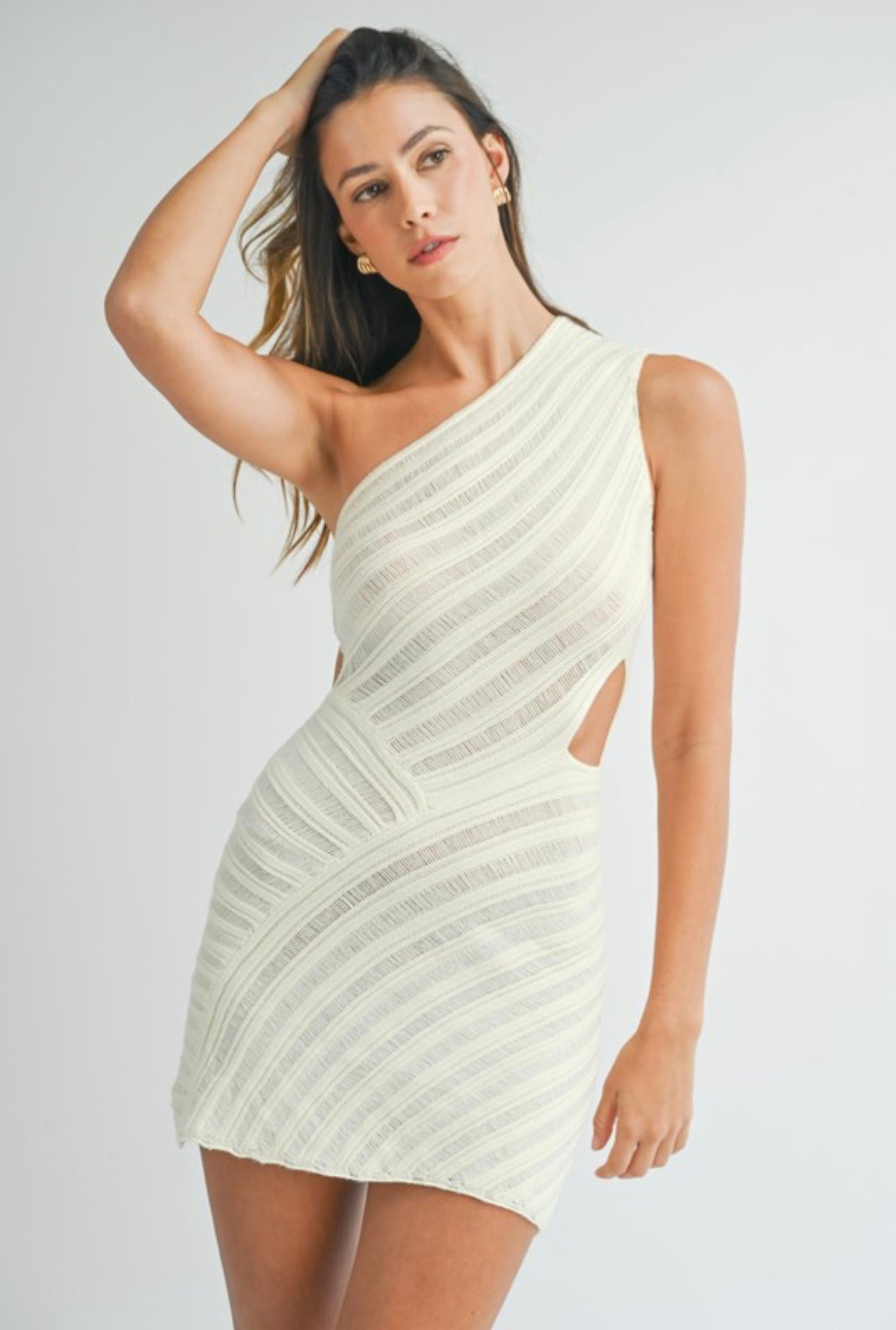 One Shoulder Mini Dress