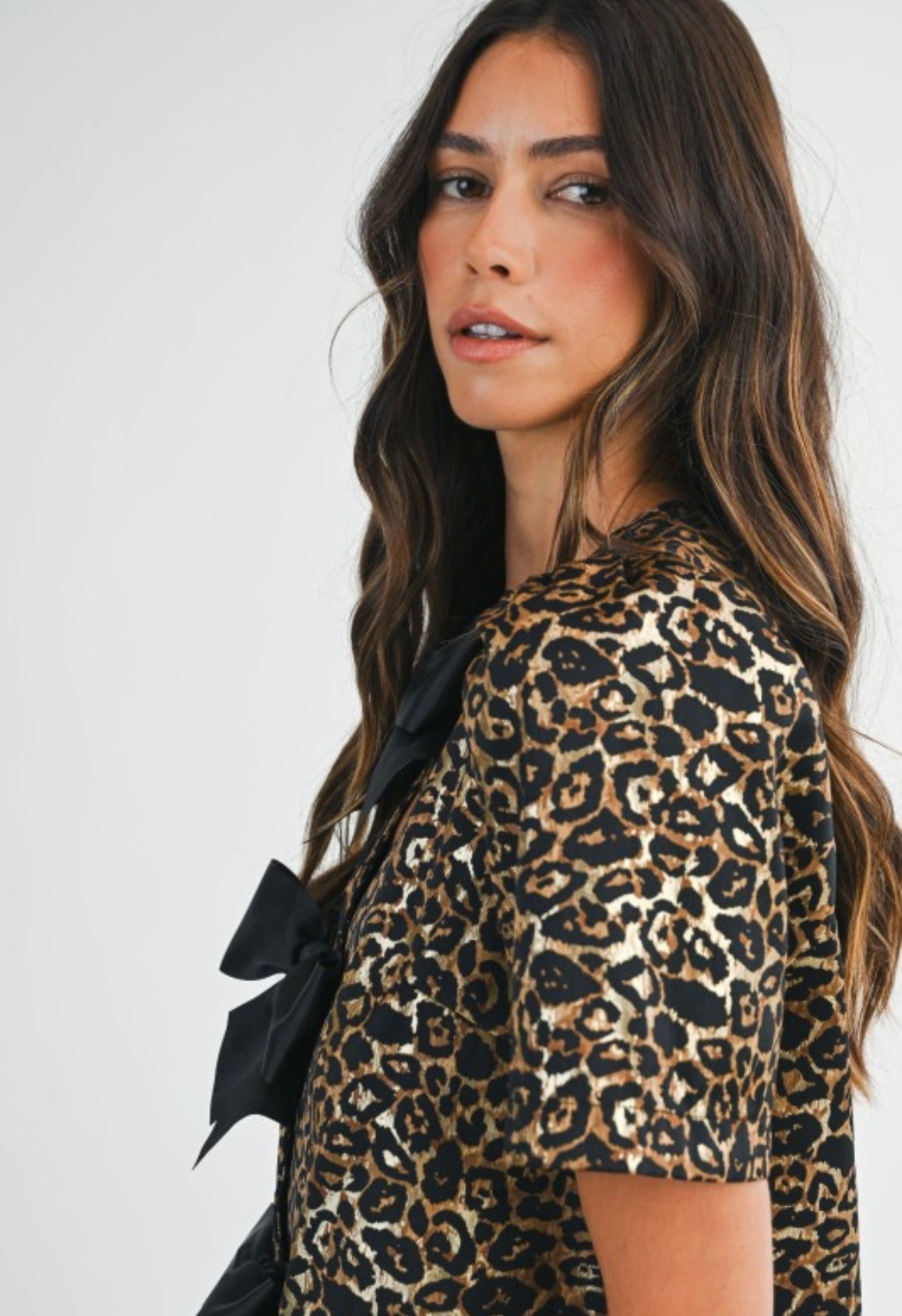 Wild At 🖤 Bow Dress