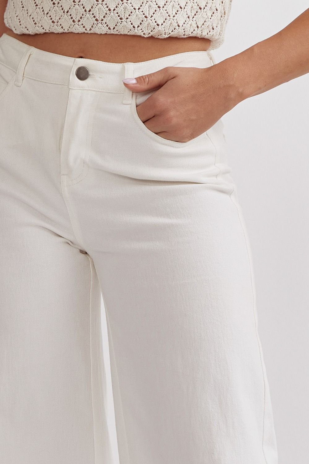 Groovy White Jeans