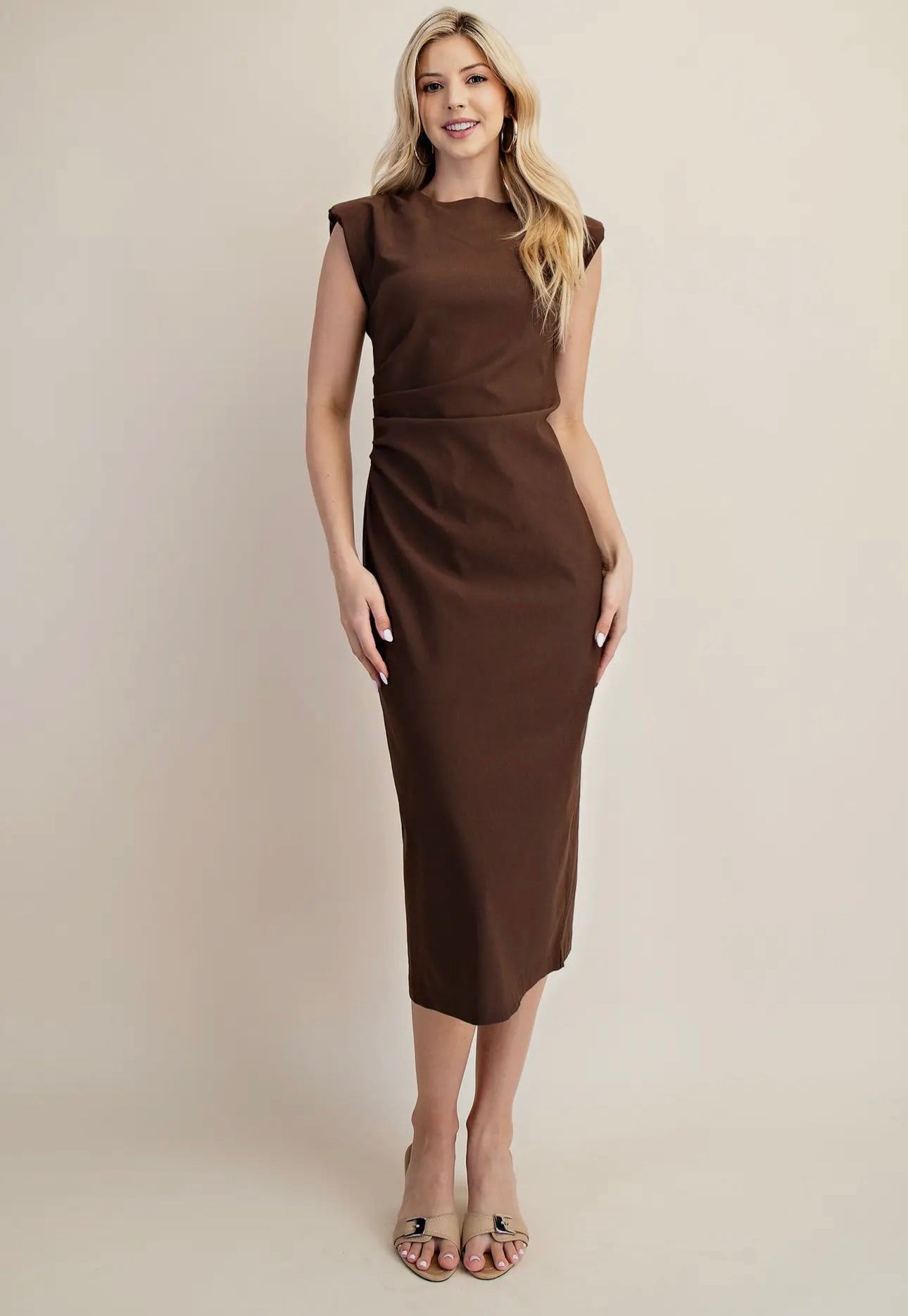 Little Miss Chocolate Midi Dress