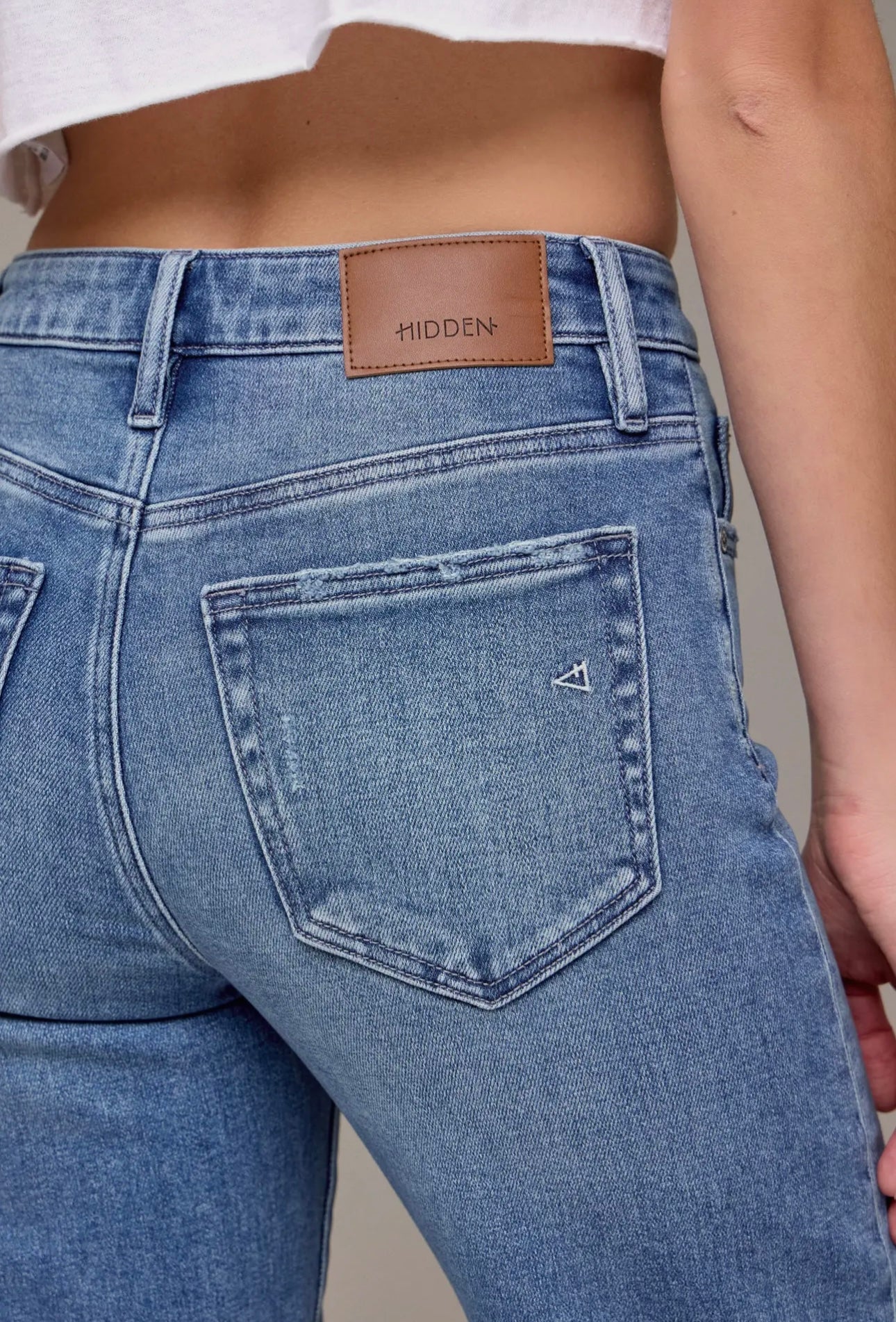 Tracey Medium High Rise Straight Jeans