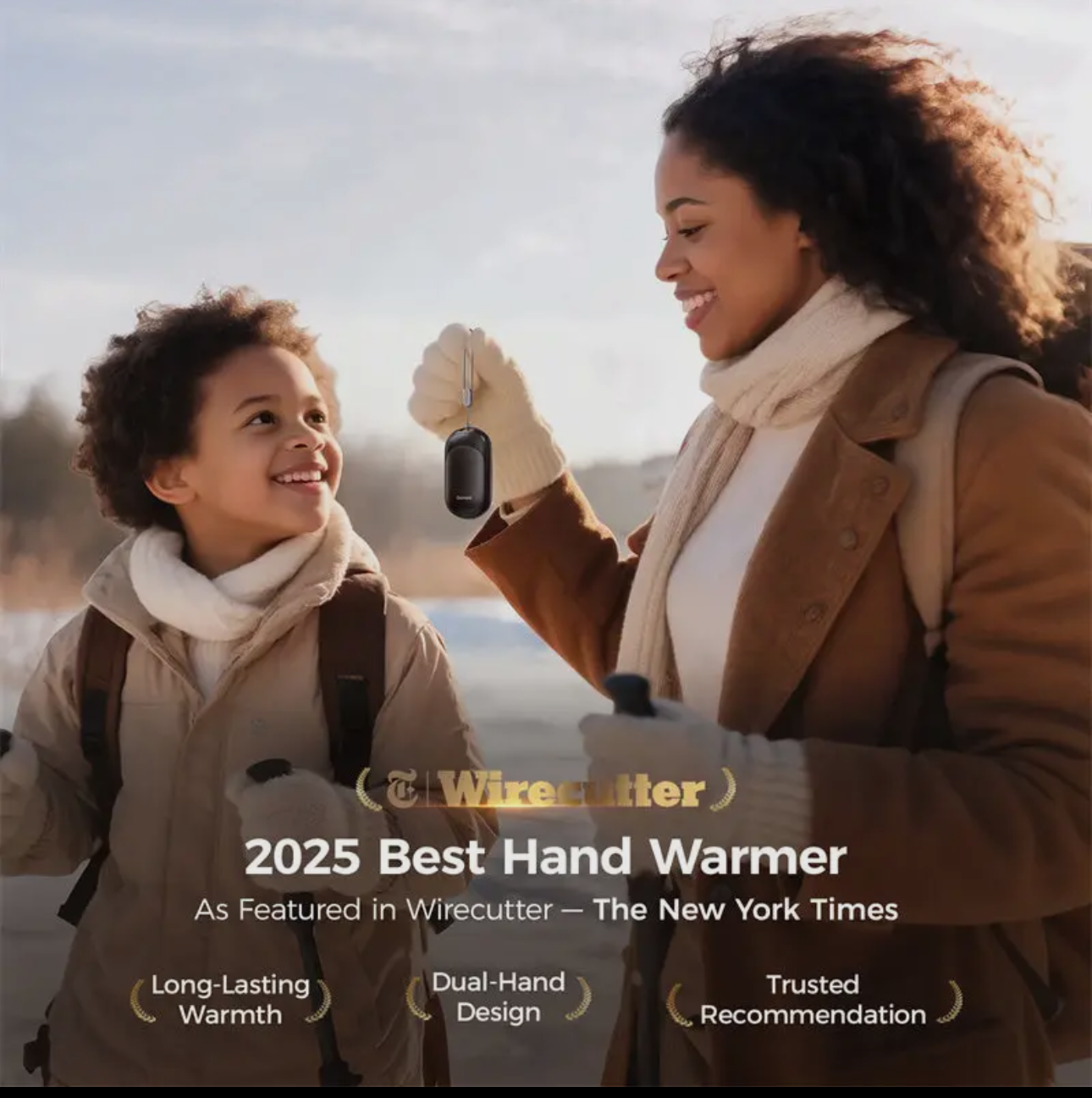 Portable Hand Warmers- Black