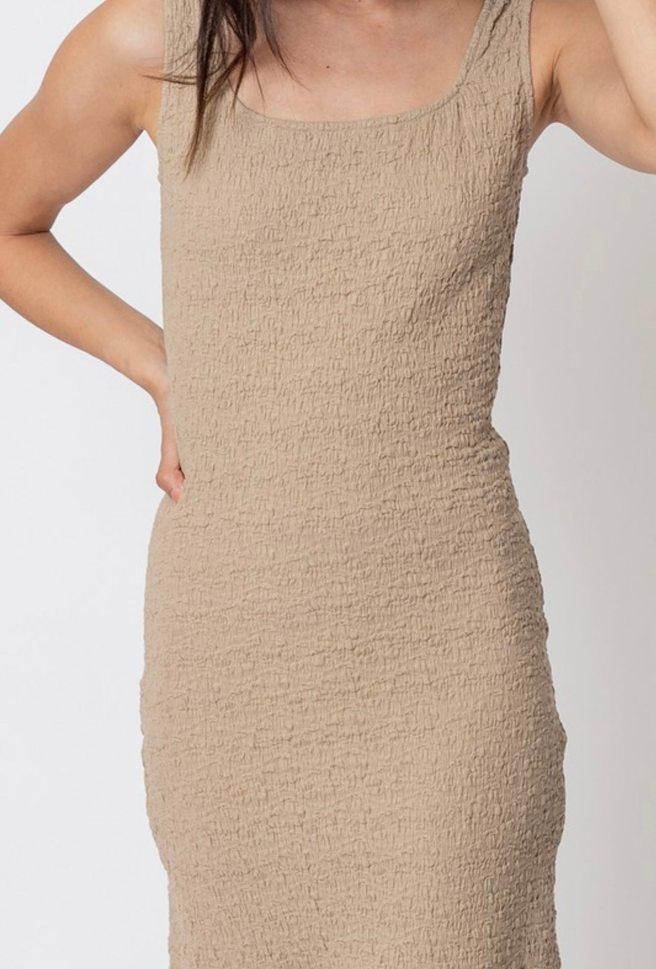 Taupe Bodycon Dress