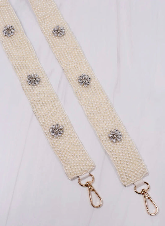 Kennedy Pearl & CZ Crossbody Strap