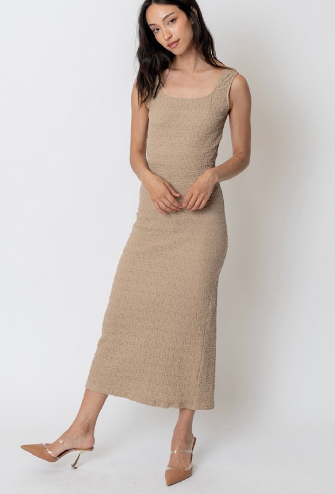 Taupe Bodycon Dress