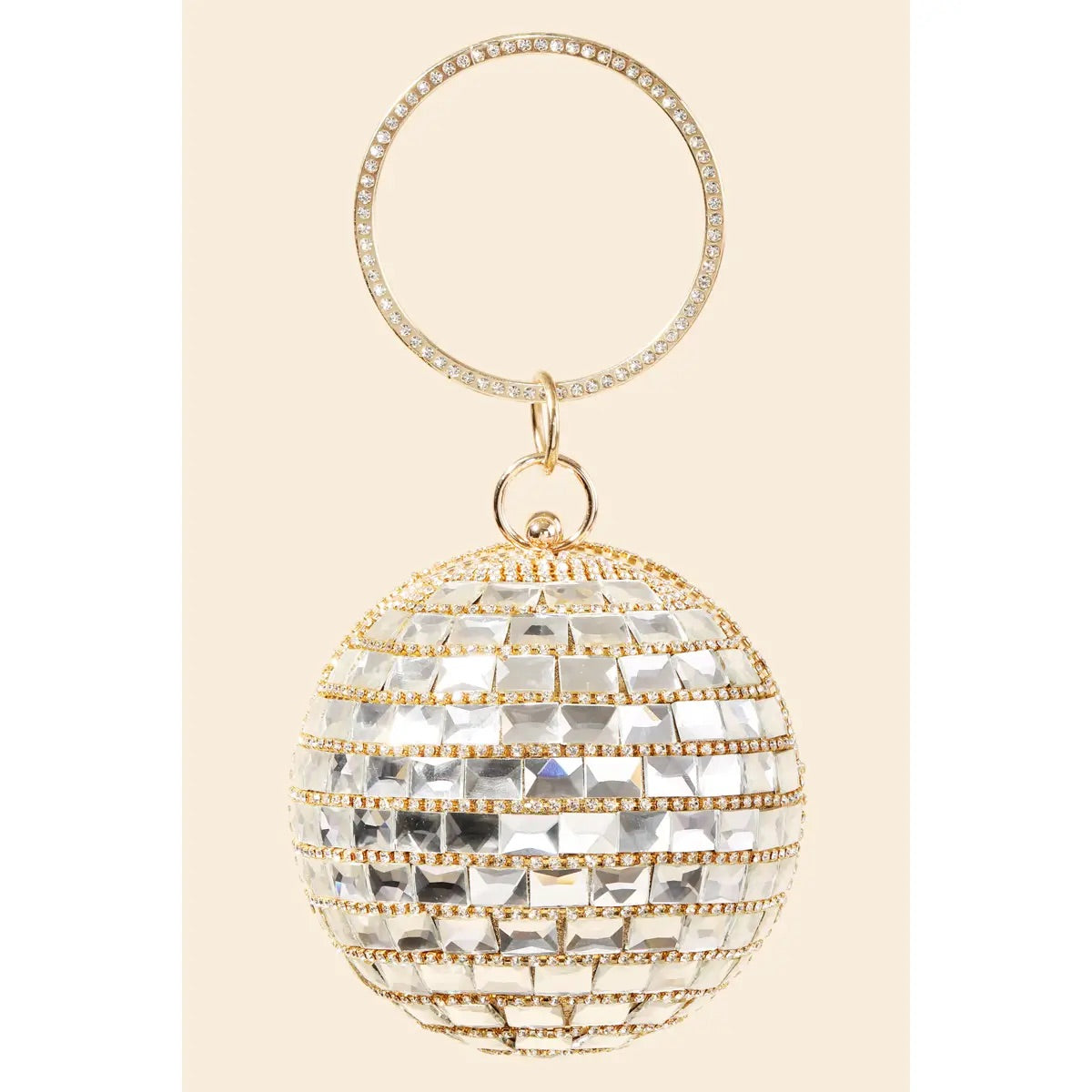 Rhinestone Disco Ball Purse