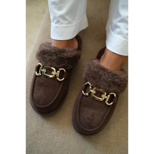 Davos Chocolate Slippers Beach By Matisse