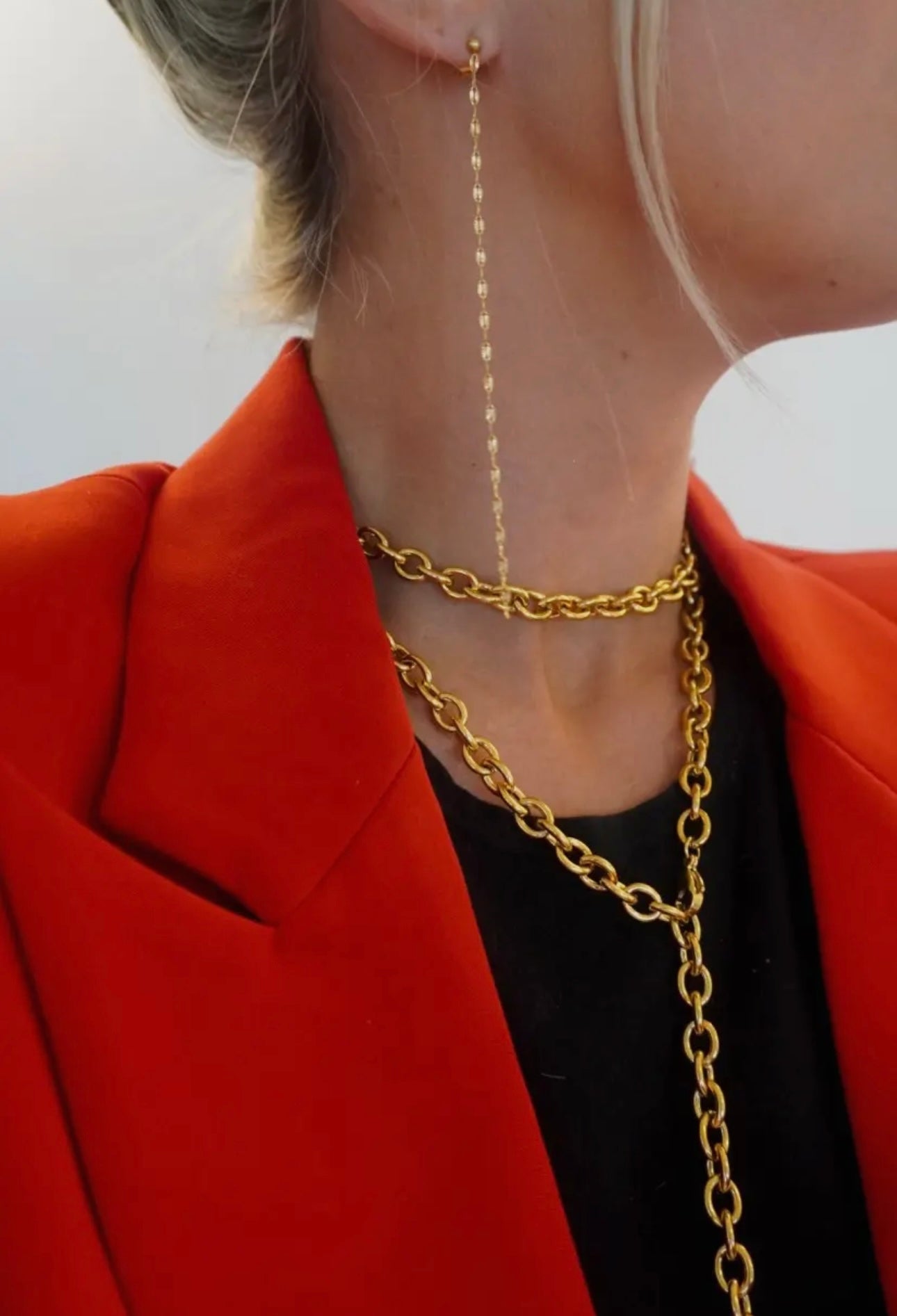 DAINTY CHAIN EARRINGS