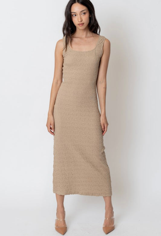 Taupe Bodycon Dress