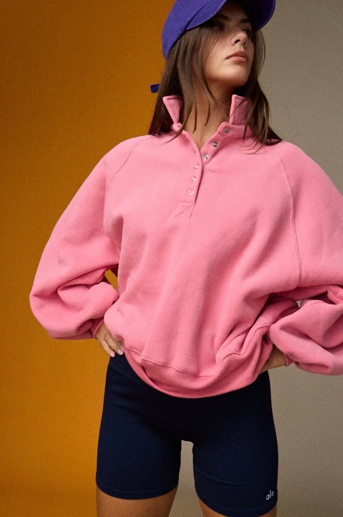 Bubblegum Pink Piper Pullover