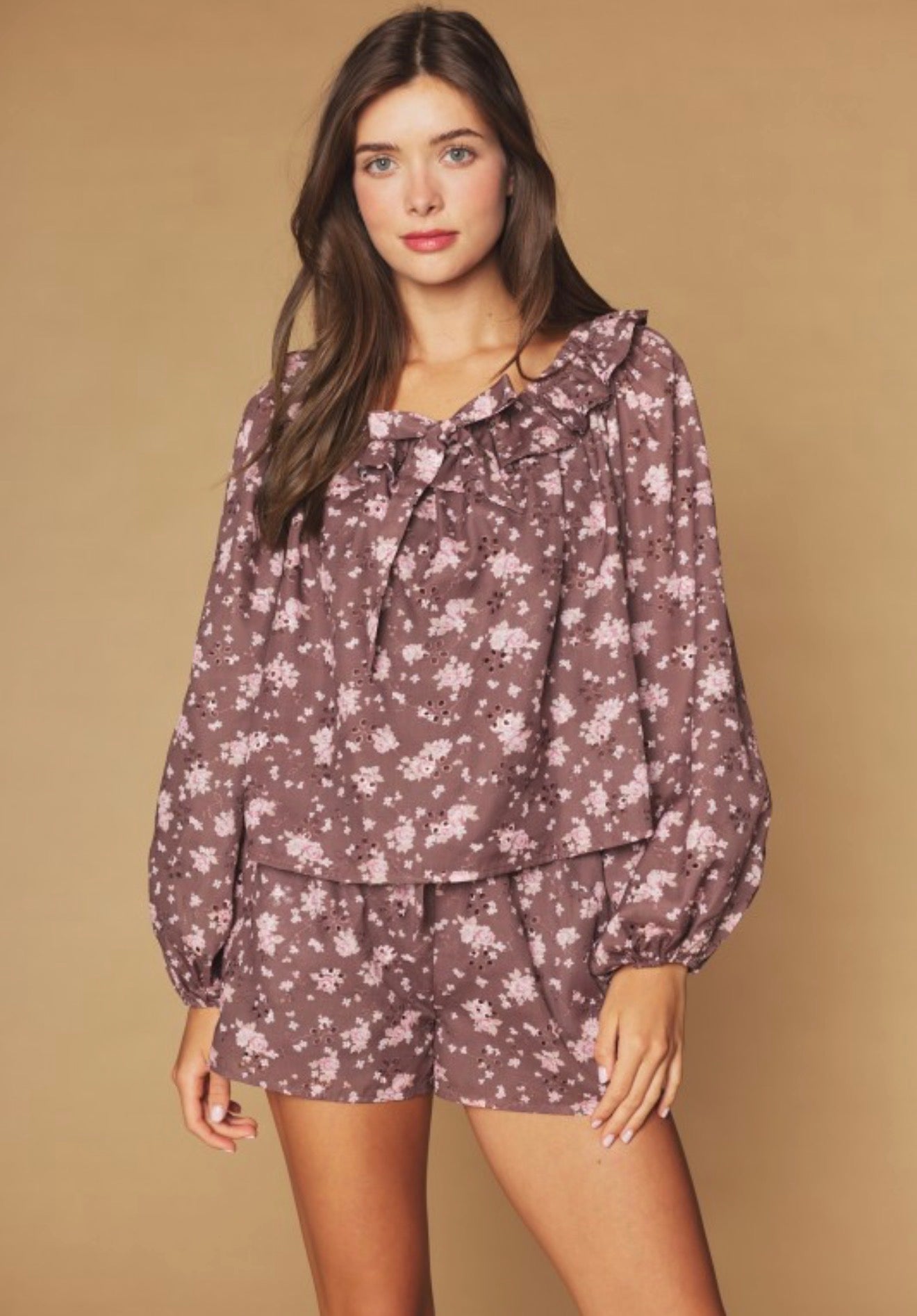 Georgia Floral Ruffle Set