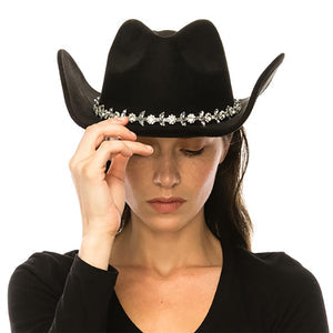 Felt Rhinestone Cowgirl Hats